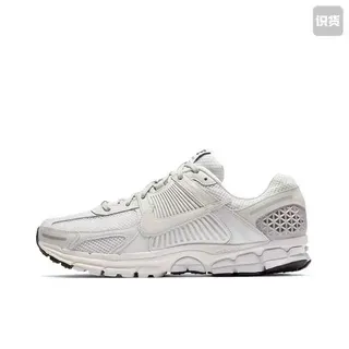 Nike Zoom 2K White Gray Layered Synthetic Cage Open Mesh Upper Lifestyle Sneakers