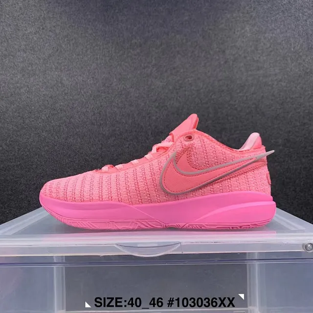 Nike Zoom Freak Pink Gray Knit Upper Low-Top Basketball Shoes 2