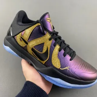 Nike Zoom Kobe 4 Protro Tênis de Basquete Roxo Iridescente Dourado