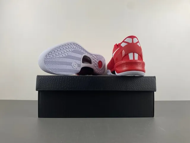 Nike Zoom Kobe 8 Red White Basketball Shoes 17