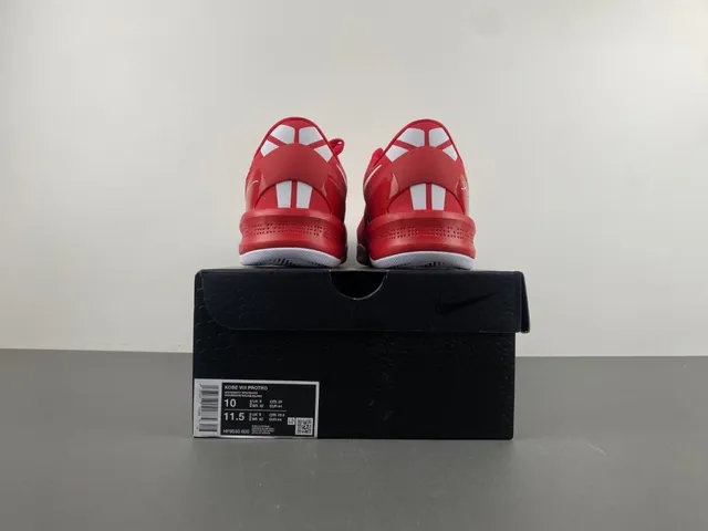 Nike Zoom Kobe 8 Red White Basketball Shoes 18