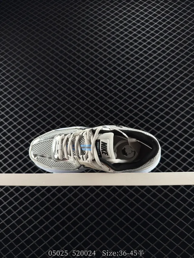 Nike Zoom Vomero 5 Beige Bleu Tige en Maille Cage Géométrique du Talon Chaussures de Course 5