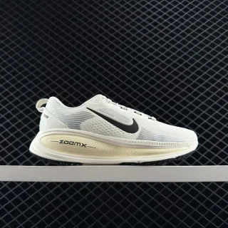 Nike ZoomX Beige Negro Parte superior de malla Engineered Suela media gruesa Zapatos de running
