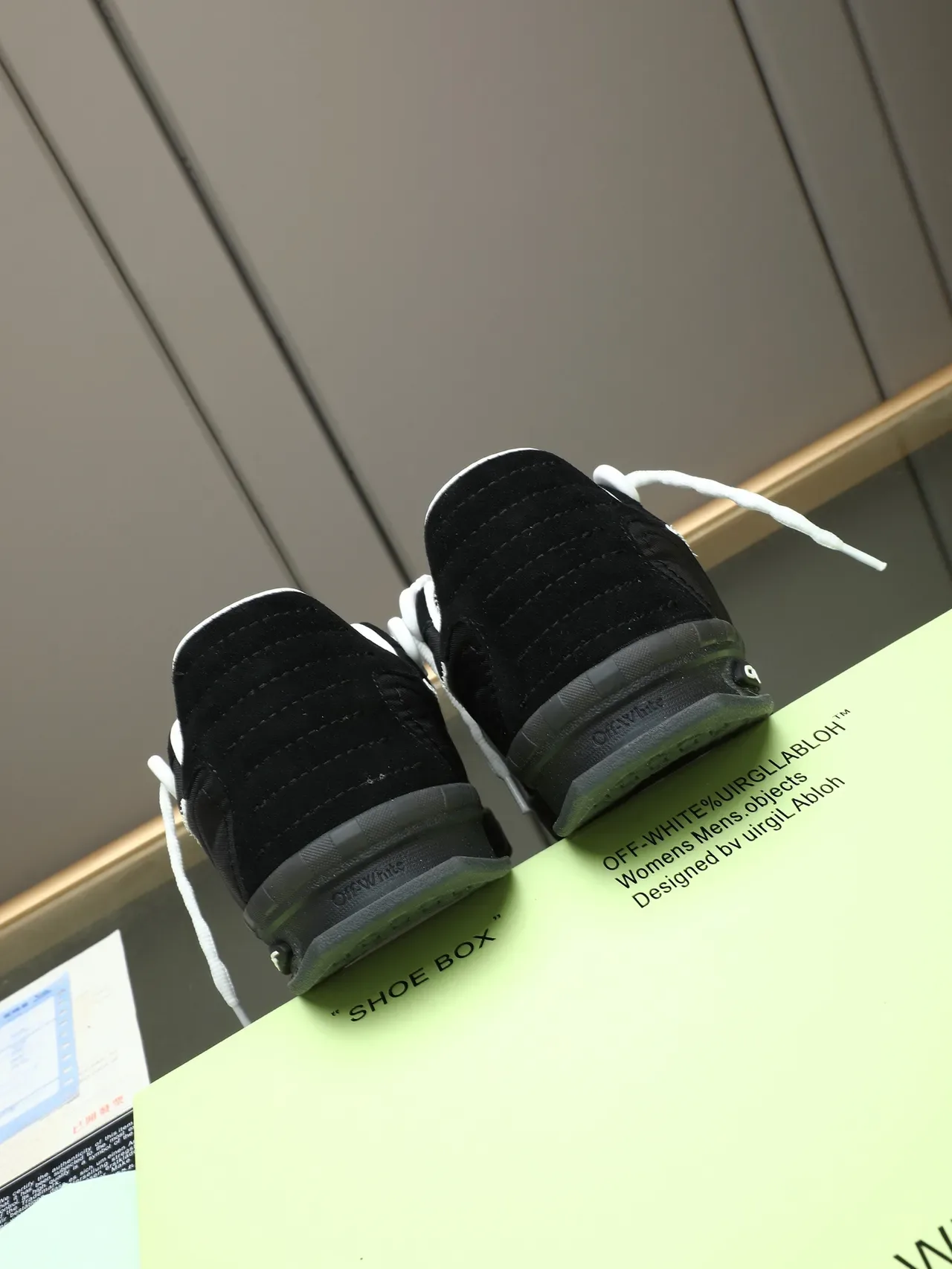 Off-White Black Deconstructed Industrial Sneakers 3