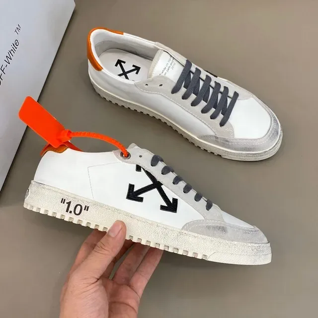 Off-White أحذية رياضية سوداء تصميم صناعي كوبسول متضرر أسلوب حياة 6