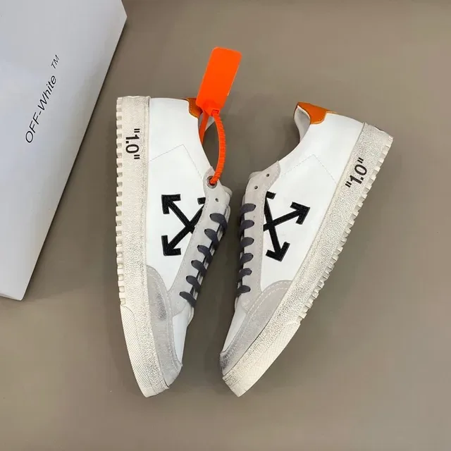 Off-White أحذية رياضية سوداء تصميم صناعي كوبسول متضرر أسلوب حياة 7