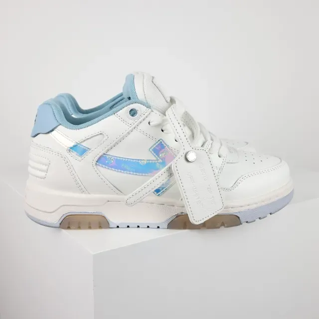 Off-White حذاء رياضي أسلوب حياة أزرق مفكك هولوغرافي سهم 3