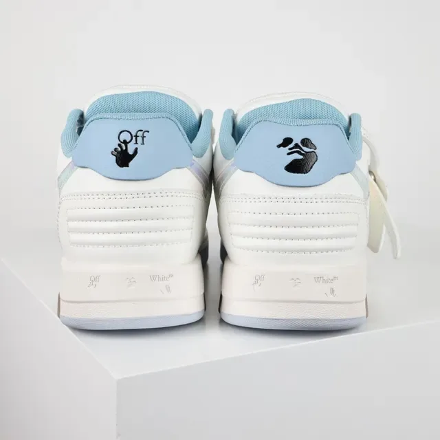 Off-White حذاء رياضي أسلوب حياة أزرق مفكك هولوغرافي سهم 8
