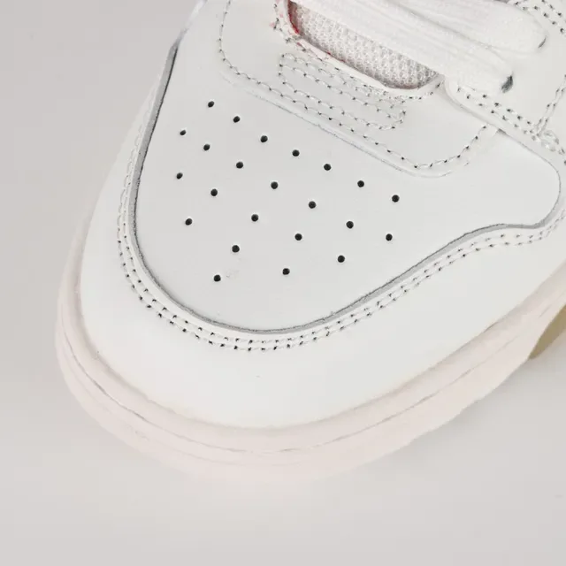 Off-White 'FOR WALKING' White Red Lifestyle Sneakers 5