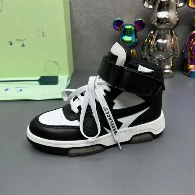 Off-White Industrial Black Baskets Lifestyle Hautes à Sangle 4