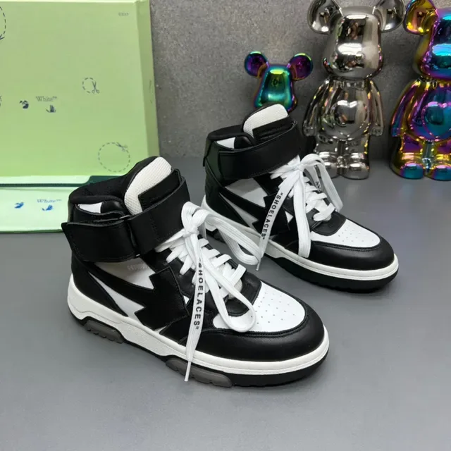 Off-White Industrial Black Baskets Lifestyle Hautes à Sangle 7