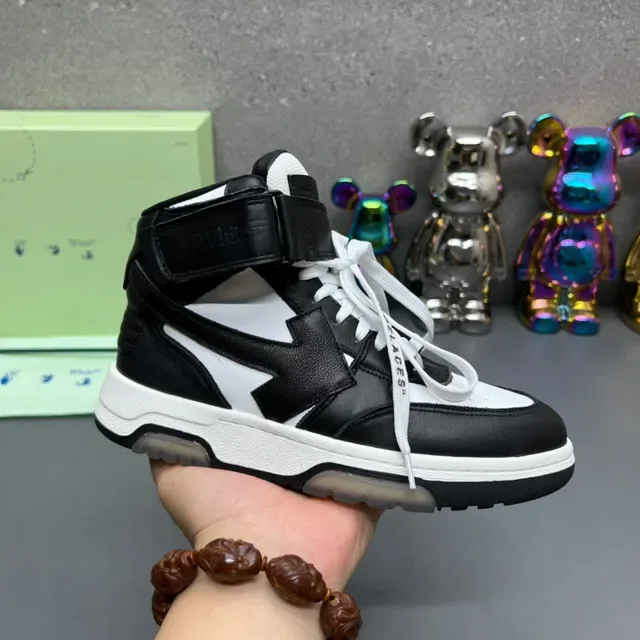 Off-White Industrial Black Baskets Lifestyle Hautes à Sangle 9