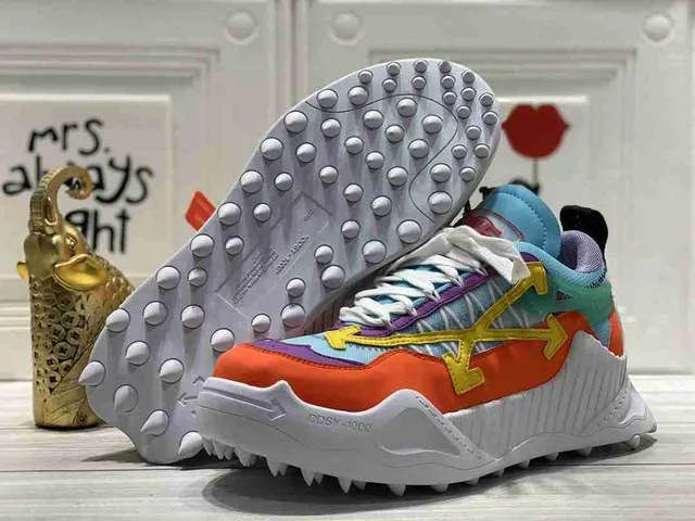 Off-White Industrial Runner Multicolor Chunky Sneakers 2
