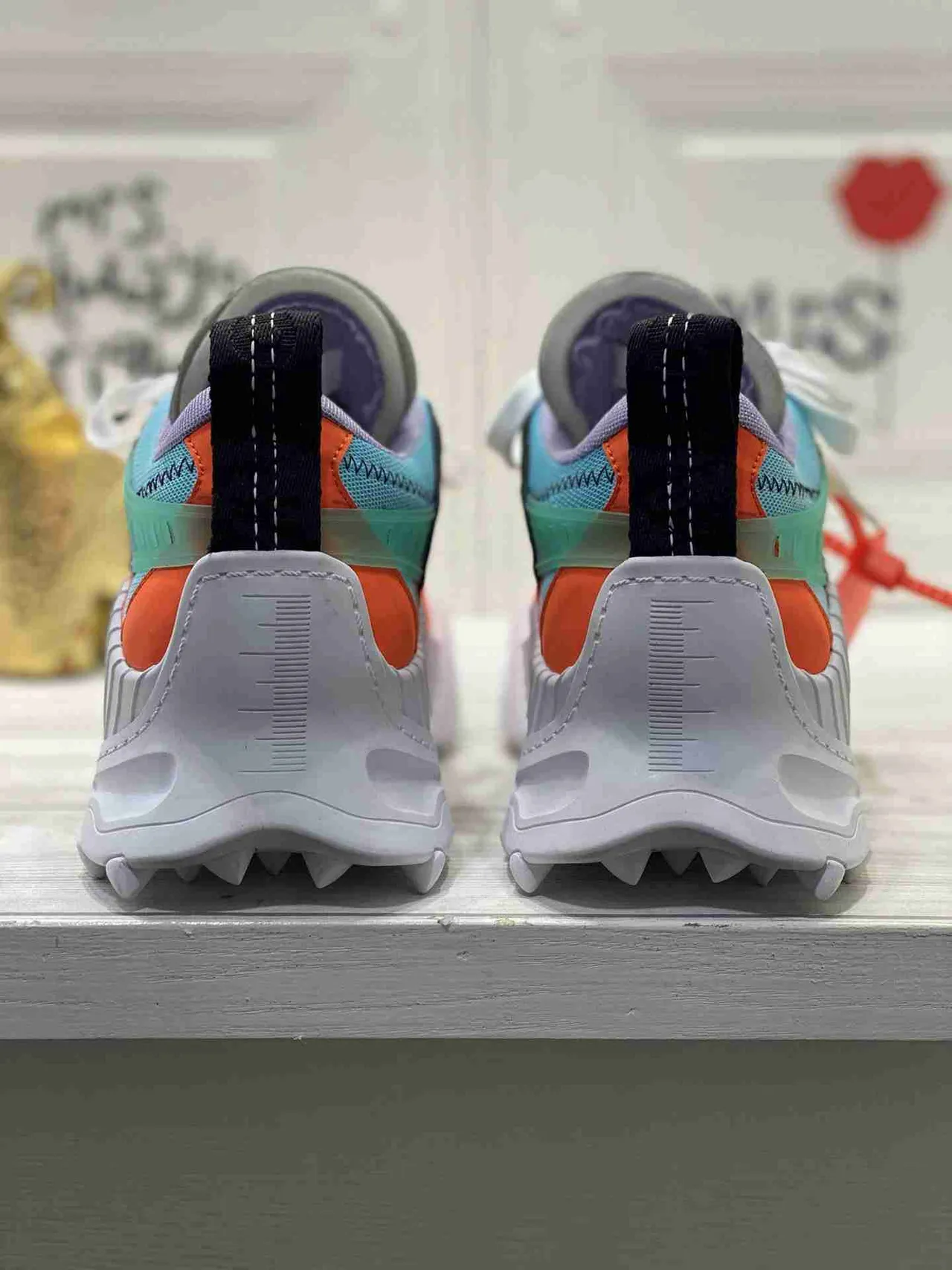Off-White Industrial Runner Multicolor Chunky Sneakers 9