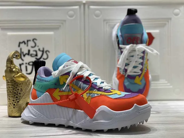 Off-White Industrial Runner Multicolor Chunky Sneakers 10