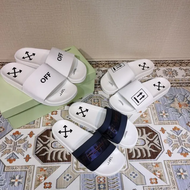 Off-White Slide White Industrial Graphic Slippers 7