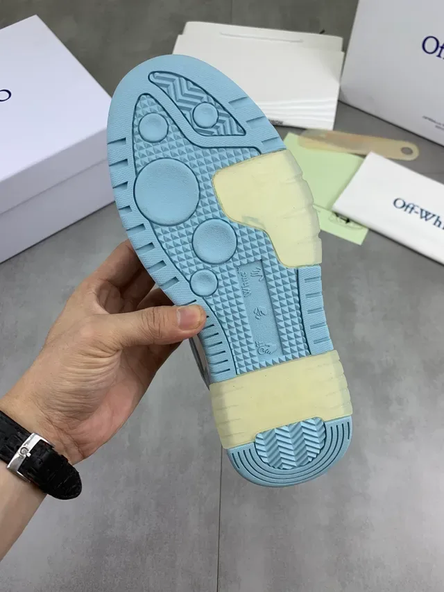 Off-White The Ten Tênis Lifestyle Azul Correa Industrial Boca Perfurada 2