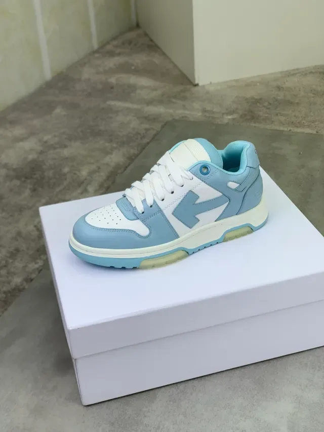 Off-White The Ten Tênis Lifestyle Azul Correa Industrial Boca Perfurada 4