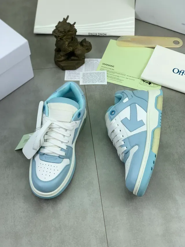 Off-White The Ten Tênis Lifestyle Azul Correa Industrial Boca Perfurada 5
