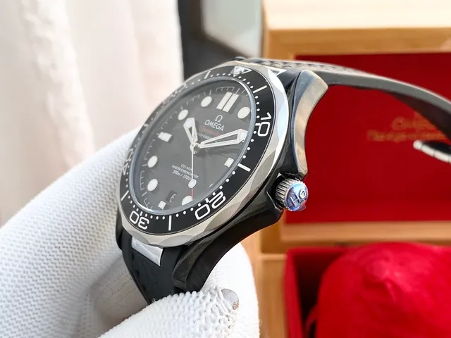 Omega Seamaster Professional কালো ডায়াল যান্ত্রিক ঘড়ি 4