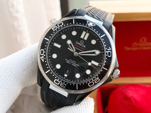 Omega Seamaster Professional কালো ডায়াল যান্ত্রিক ঘড়ি 5