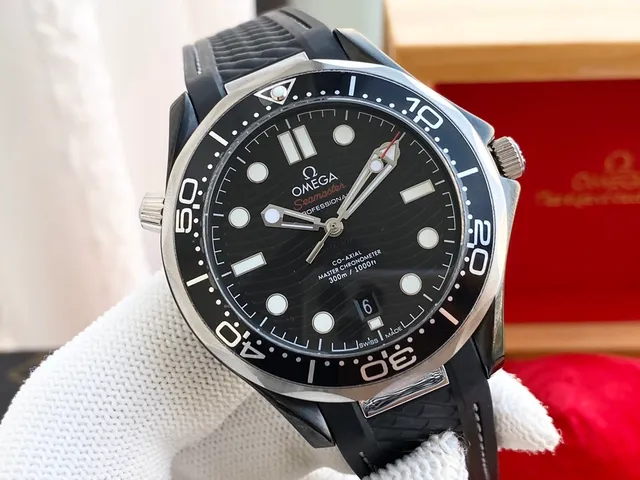 Omega Seamaster Professional কালো ডায়াল যান্ত্রিক ঘড়ি 6