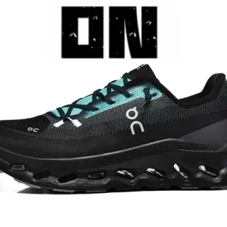On Cloudmonster Black Teal रनिंग जूते