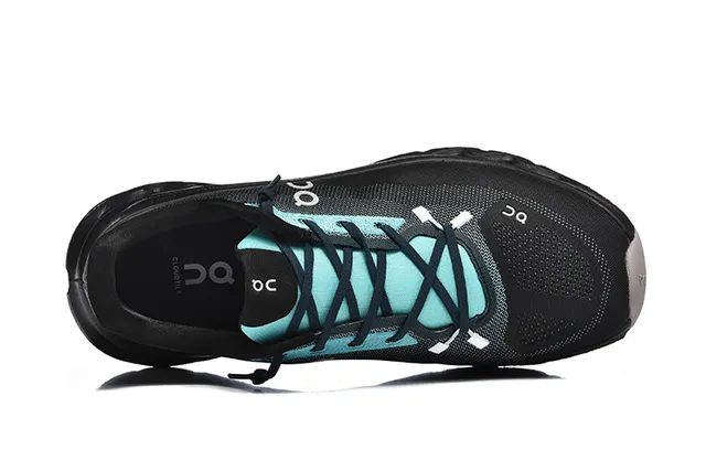 On Cloudmonster Black Teal Running Shoes 2