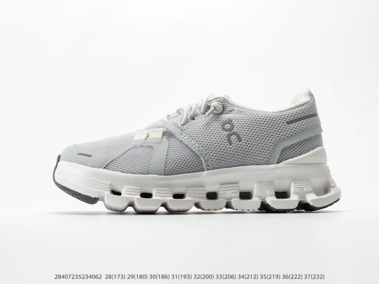 On Cloudmonster Black White Mesh Upper Open Hexagonal CloudTec Pods Lifestyle Sneakers 8