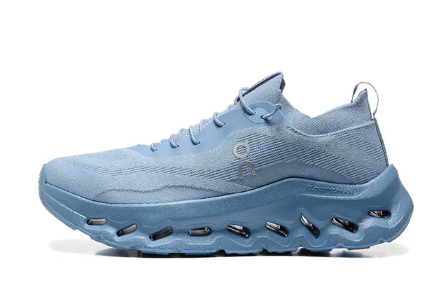 On Cloudmonster أحذية جري أزرق Knit Upper CloudTec Pod Sole 5