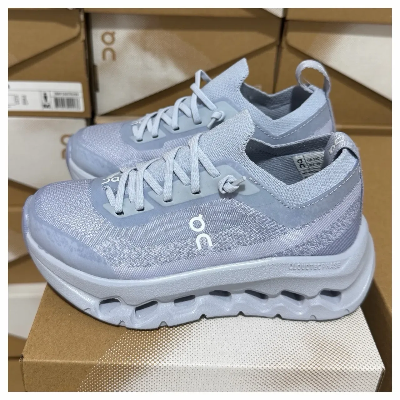 On Cloudmonster Pink Lifestyle Sneakers 6