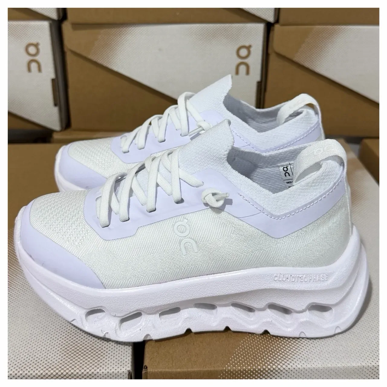 On Cloudmonster Pink Lifestyle Sneakers 12
