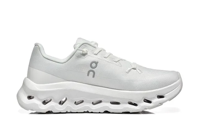 On Cloudmonster White Running Shoes 3