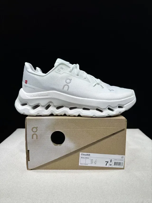 On Cloudmonster White Running Shoes 6