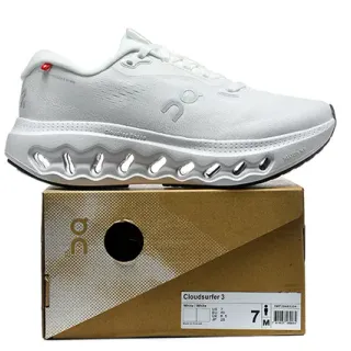 On Cloudsurfer 3 Zapatillas blancas para correr