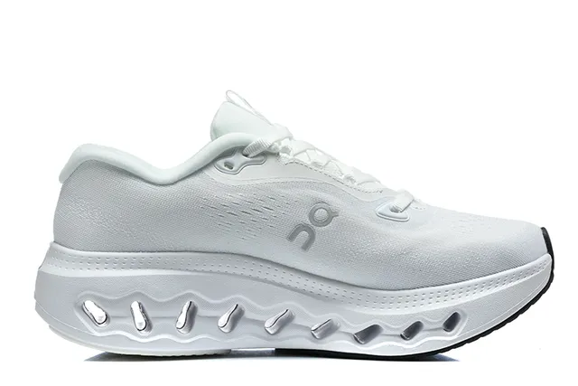 On Cloudsurfer 3 White Running Shoes 3