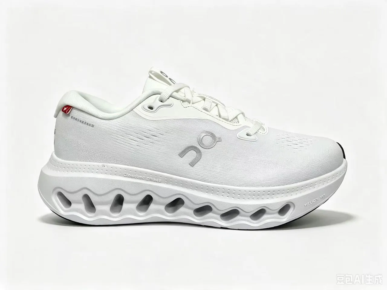 On Cloudsurfer 3 White Running Shoes 5