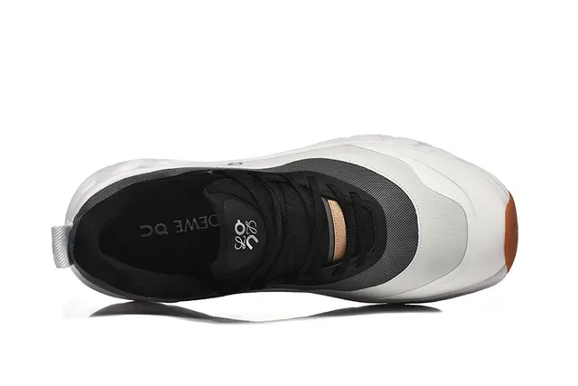 On White Black Sculpted Midsole Open CloudTec Pods Lifestyle Sneakers 2
