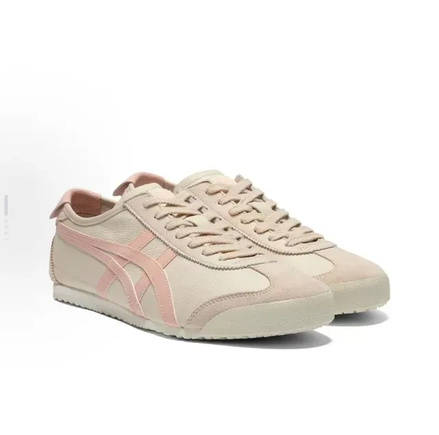 Onitsuka Tiger Mexico 66 Beige and Pink Lifestyle Sneakers 2