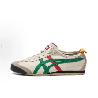 Onitsuka Tiger Mexico 66 Cream Green Red Lifestyle Sneakers