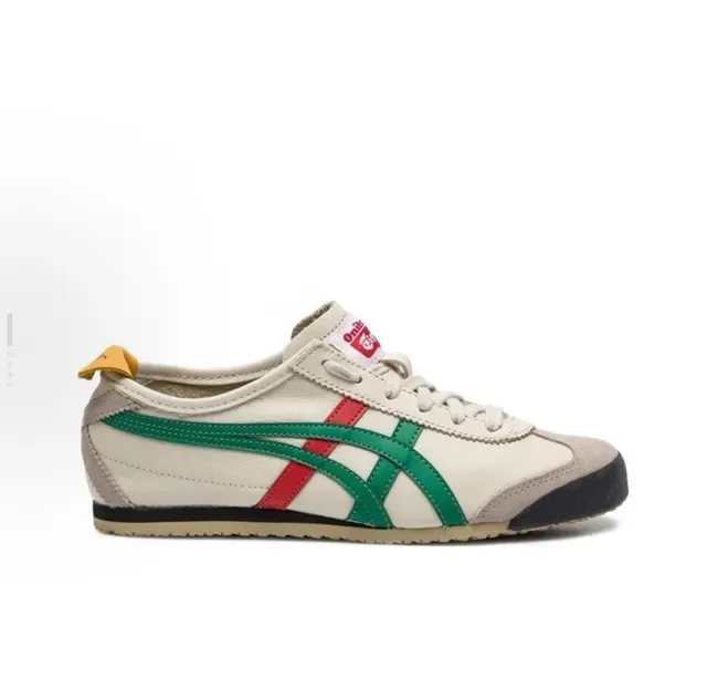 Onitsuka Tiger Mexico 66 Cream Green Red Lifestyle Sneakers 2
