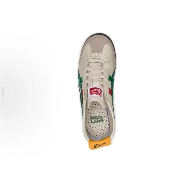 Onitsuka Tiger Mexico 66 Cream Green Red Lifestyle Sneakers 4