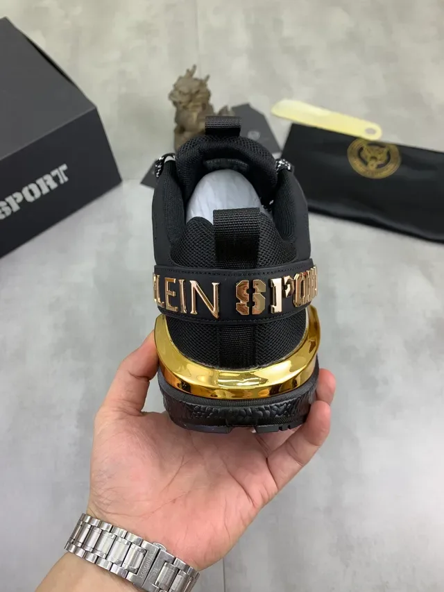 Philipp Plein Plein Sport Noir et Or Lifestyle Sneakers 3
