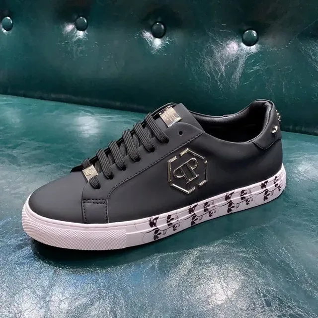 Philipp Plein Sneakers lifestyle en cuir à motif crâne 4