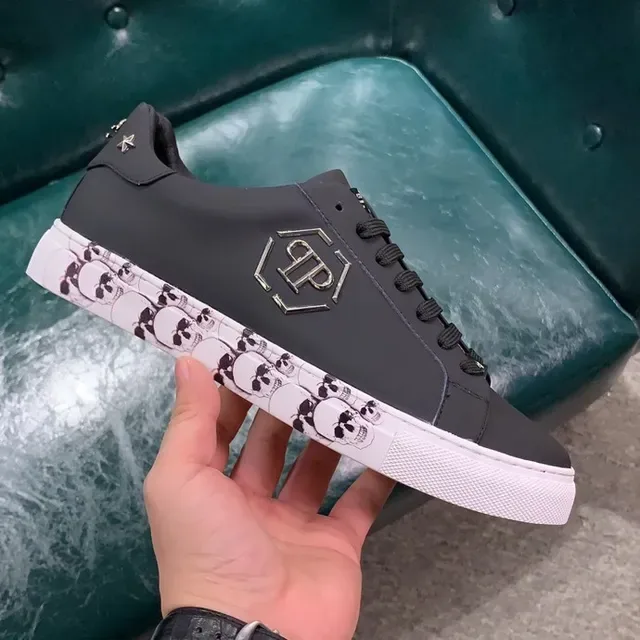 Philipp Plein Sneakers lifestyle en cuir à motif crâne 6