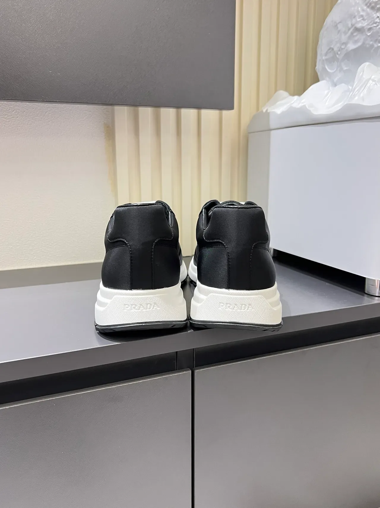 Prada Cloudbust Black and White Lifestyle Sneakers 2