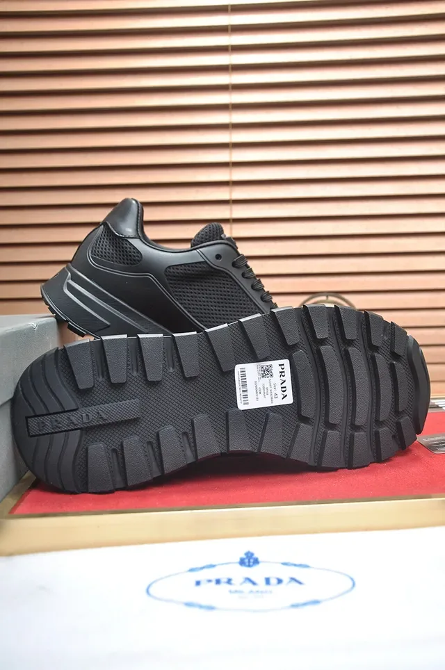 Prada Cloudbust Black Mesh and Synthetic Lifestyle Sneakers 7