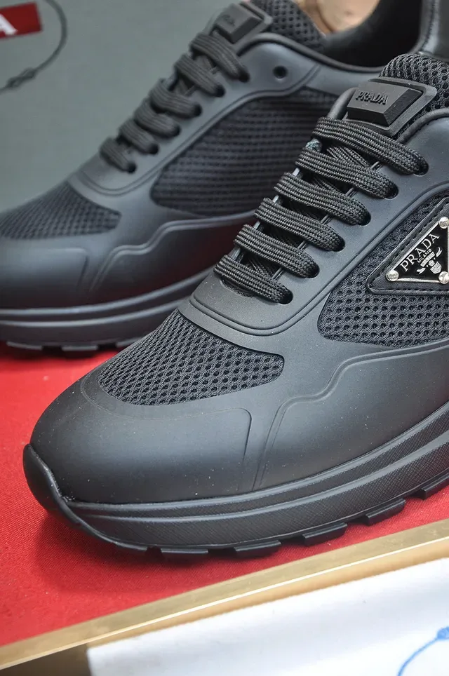 Prada Cloudbust Black Mesh and Synthetic Lifestyle Sneakers 8