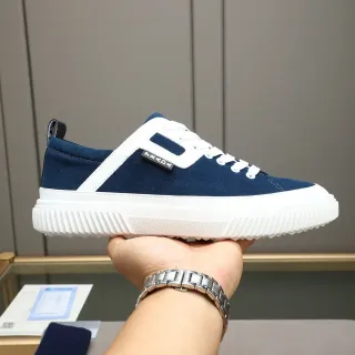 Prada Cloudbust Navy White Daim Upper Sangle Contrast Sneakers Lifestyle