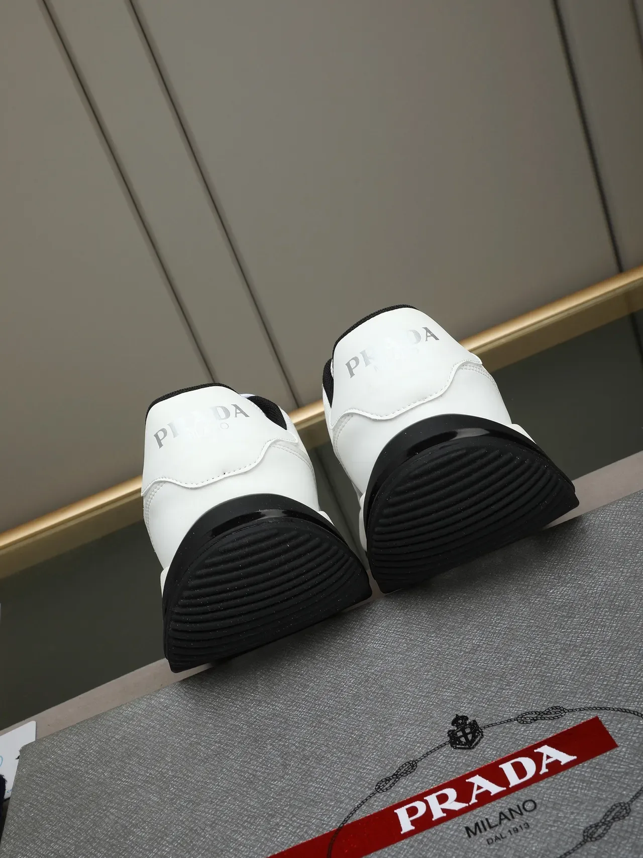 Prada Cloudbust White and Black Lifestyle Sneakers 2
